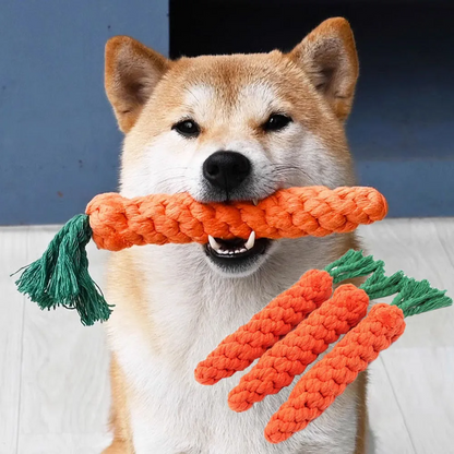 Carrot Rope Chew Toy