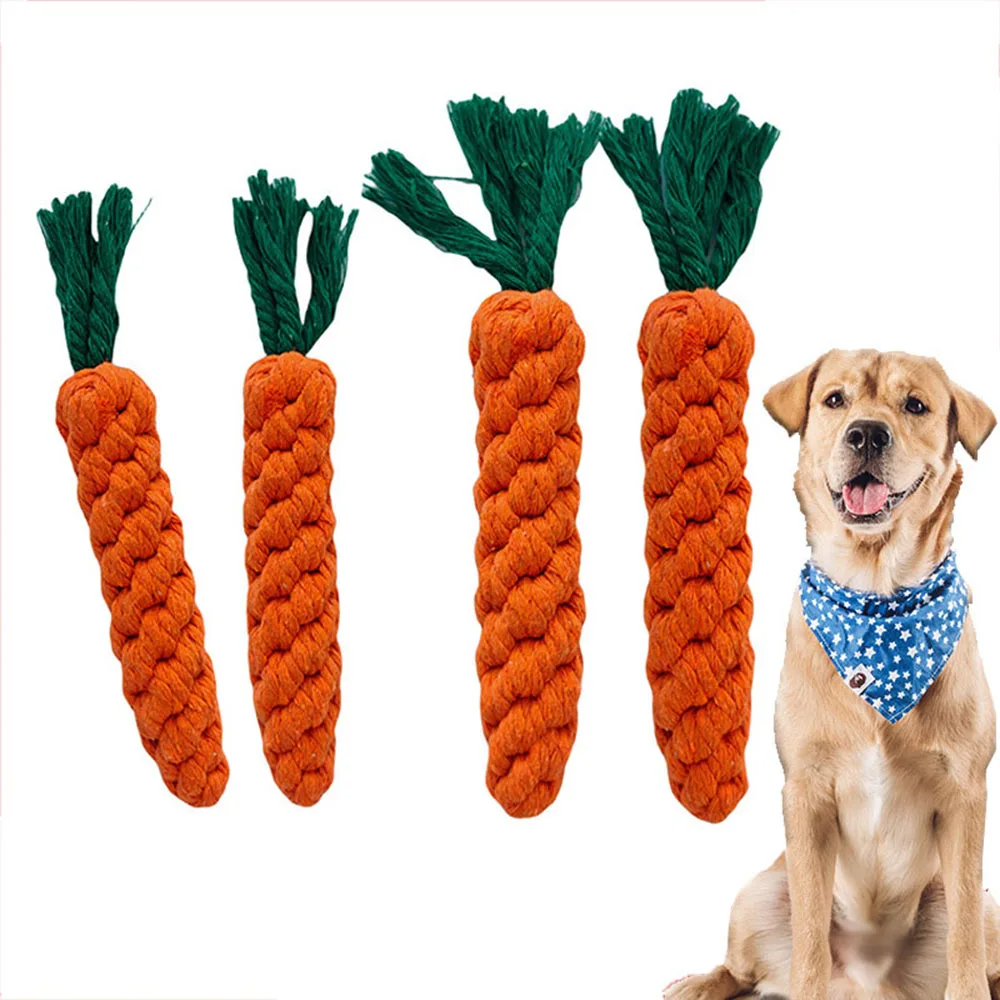 Carrot Rope Chew Toy